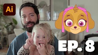 Toddler Illustrator  Episode 8 Skye from Paw Patrol [upl. by Vizza]