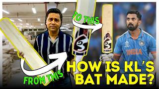 How is KL Rahuls bat made  Cricket Chaupaal [upl. by Aleacin77]