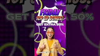 GoJackpot  quotBoost Your Friday Wins with a 50 TopUp Bonus Claim Your Rewards Todayquot [upl. by Yaakov]