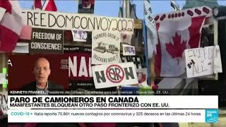 Kenneth Frankel quotAutoridades canadienses investigan la influencia extranjera en las protestasquot [upl. by Hut89]