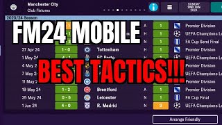 FM24 MOBILE BEST TACTICS [upl. by Hana]