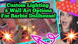 Custom Lighting amp Wall Art The Dollhouse Makeover [upl. by Ogren]