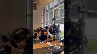 ATG BACK SQUAT 415lb squat [upl. by Ddene]