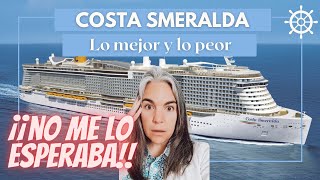 Costa Smeralda 🛳 Lo mejor y lo peor de este crucero✅👎 [upl. by Krebs]