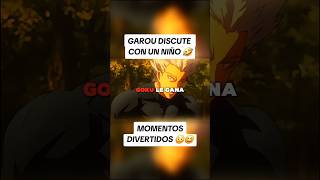 Garou discute con un niño 🤣🤣 onepunchman garou saitama anime [upl. by Pahl438]