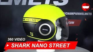 Shark Nano Street Neon YKK Helmet Unboxing  ChampionHelmetscom [upl. by Rephotsirhc888]