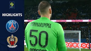 PARIS SAINTGERMAIN  OGC NICE 0  0  Highlights  PSG  OGCN  20212022 [upl. by Colburn]