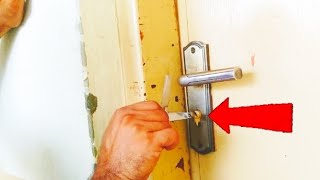 How To Open Door Lock With Nail Clipper [upl. by Aenal]