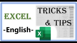 Microsoft Excel Trick  English  How to highlight the Active Row [upl. by Sirenay74]