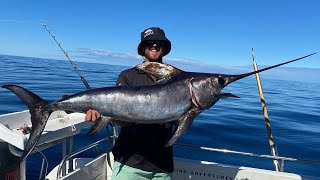 4 Swordfish in ONE DAY Exmouth Fishing Adventures [upl. by Auqinahc]