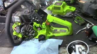 Poulan Wood Shark chainsaw primer replacement [upl. by Griggs]