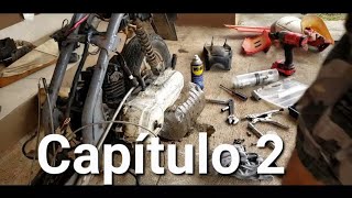 Moto Scooter Yamaha Passola de 1985 restauración 🛵🤙 capítulo 2 [upl. by Thury]