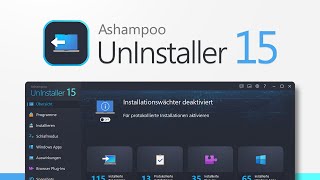 Ashampoo UnInstaller 15  Programme restlos deinstallieren  Programmvorstellung [upl. by Asenad]