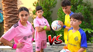 Heidi and Zidane play football with Jason Vlog [upl. by Ainniz293]