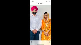 SHAGAN CEREMONY MANBIR SINGH SIDHU WEDS SUKHDEEP KAUR [upl. by Octavus106]