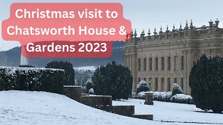 A visit to Chatsworth House 2023 to see the house and gardens at Christmas [upl. by Patman]