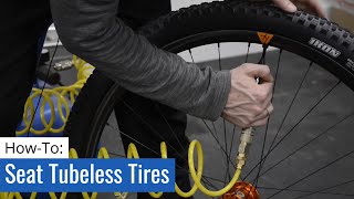 Tips and Tricks for Seating Tubeless Tires [upl. by Ralat]