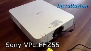 Sony VPLFHZ55 laser projector [upl. by Lehpar10]