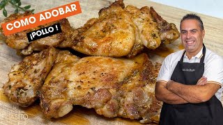 Como adobar pollo para sartén barbacoa u horno [upl. by Lisbeth325]