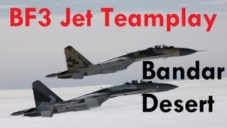 BF3 Jet Pro Teamplay HD 7  Bandar Desert SU35  Turbopummel amp Whitevalox [upl. by Oloap117]