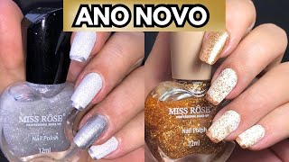 UNHAS DECORADAS PARA O ANO NOVO  RÉVEILLON 2023 [upl. by Ynohtnad]