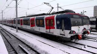 RER A sous la neige [upl. by Linda855]