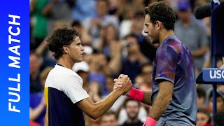 Juan Martin del Potro vs Dominic Thiem in a classic comeback  US Open 2017 Round 4 [upl. by Enimasaj]