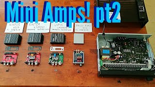 Mini Amps Pt2  Tripath 2020 vs TPA3118 vs TPA3116 Class T amp D Amplifier Tests  Board Guts [upl. by Nosneh928]