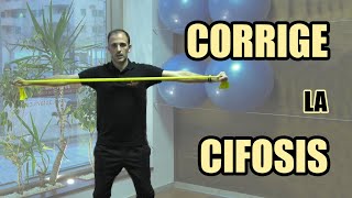 Ejercicios para CORREGIR la CIFOSIS [upl. by Spear]