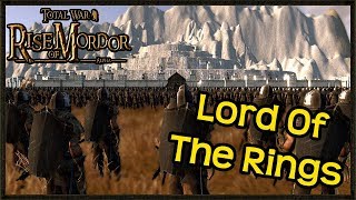 Grand Siege Of Minas Tirith  Lord Of the Rings  Rise Of Mordor Total War [upl. by Ater950]