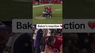 BAKER MAYFIELD REACTION TO CHRIS GODWIN 🚨SERIOUS LEG INJURY 🚨WITH 43 SECONDS LEFT💔 shorts [upl. by Onateag]