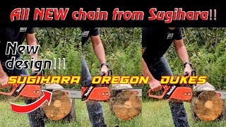 NEW Sugihara chain inspection and trial Oregon EXL Dukes [upl. by Leirrad]