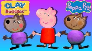 Peppa Pig Clay Buddies Blind Bags How To Make Peppa Pig Play Doh DCTC Episode Plastilina Juguetes [upl. by Gnud]