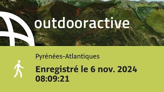 randonnée dans les PyrénéesAtlantiques Enregistré le 6 nov 2024 080921 [upl. by Enirtak]