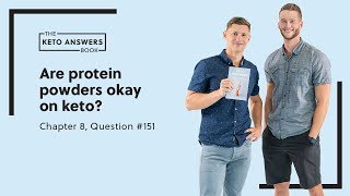 Are protein powders okay on keto Chapter 8 Question 151 [upl. by Annonyw]