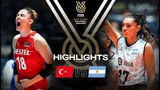 🇹🇷 TUR vs 🇦🇷 ARG  Highlights  Womens OQT 2023 [upl. by Abehsat991]