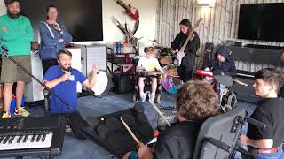 Naomi House amp Jacksplace boys group rock out with Rock Steady Music School [upl. by Pare]