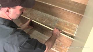 How To Install Hardwood on Stairs [upl. by Ajed]