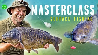 Surface Carp Fishing Masterclass Floater Fishing  James Armstrong [upl. by Arlon]