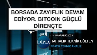 Borsada Zayıflık Devam Ediyor Bitcoin Dirençte I 1115 Aralık Haftalık Bülten [upl. by Anitnuahs]