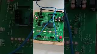 Microcontroller 8051 trainer kit working condition [upl. by Ainnos]