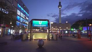 Germany Berlin Alexanderplatz UBahn station 5X escalator 1X elevator [upl. by Hildegaard]