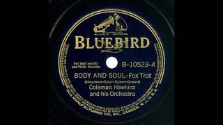 Coleman Hawkins And His Orchestra  Body And Soul 1939 [upl. by Larianna]