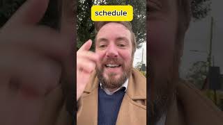 How to pronounce schedule in British English Modern RP accent britishenglish englishrightnow [upl. by Oicnanev]