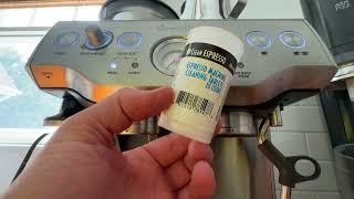 How To Clean A Breville Barista Express Clean Me Light Is On [upl. by Nwahsem]