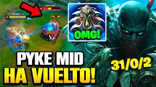 😱¡PYKE MID OP con EL NUEVO OBJETO PERFECTO [upl. by Fennelly]