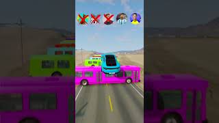 🚘CR7 vs Messi vs MrBeast vs Tom vs Scooby Doo Lucky 😎beamngdrive shorts ronaldo ur  cristiano [upl. by Nerehs]