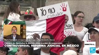 Directo a Ciudad de México y la huelga del poder judicial contra la reforma de AMLO [upl. by Sheya]