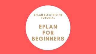 EPLAN for Beginners  Create new project new page title page amp small schematic [upl. by Aspia121]