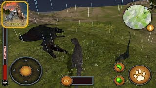 Tyrannosaurus Kills Spinosaurus T REX World Multiplayer  IOS Gameplay [upl. by Boycie548]